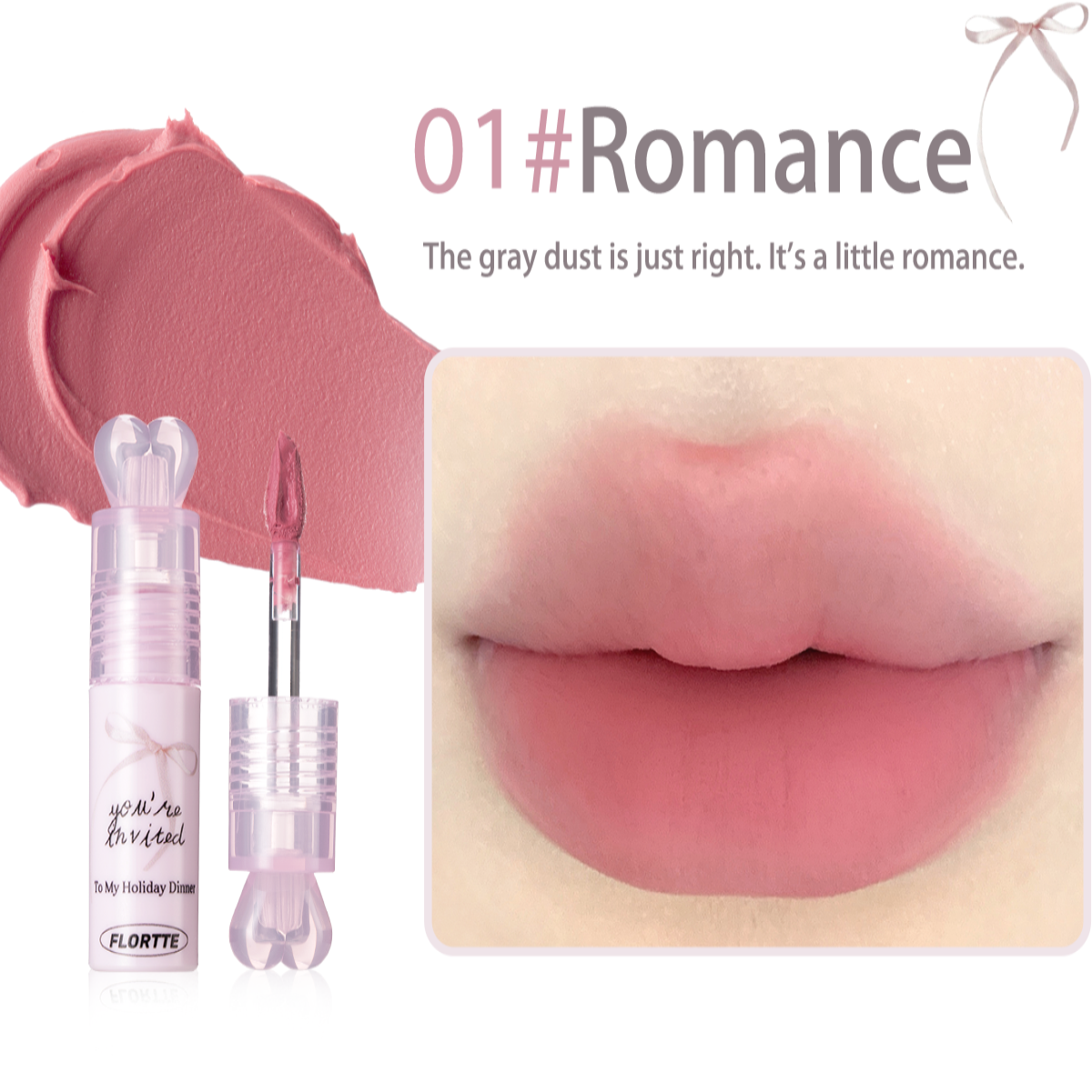 Collection of Small Bowknot Series Film-Forming Lip Cream Gift Set in a gallery layout